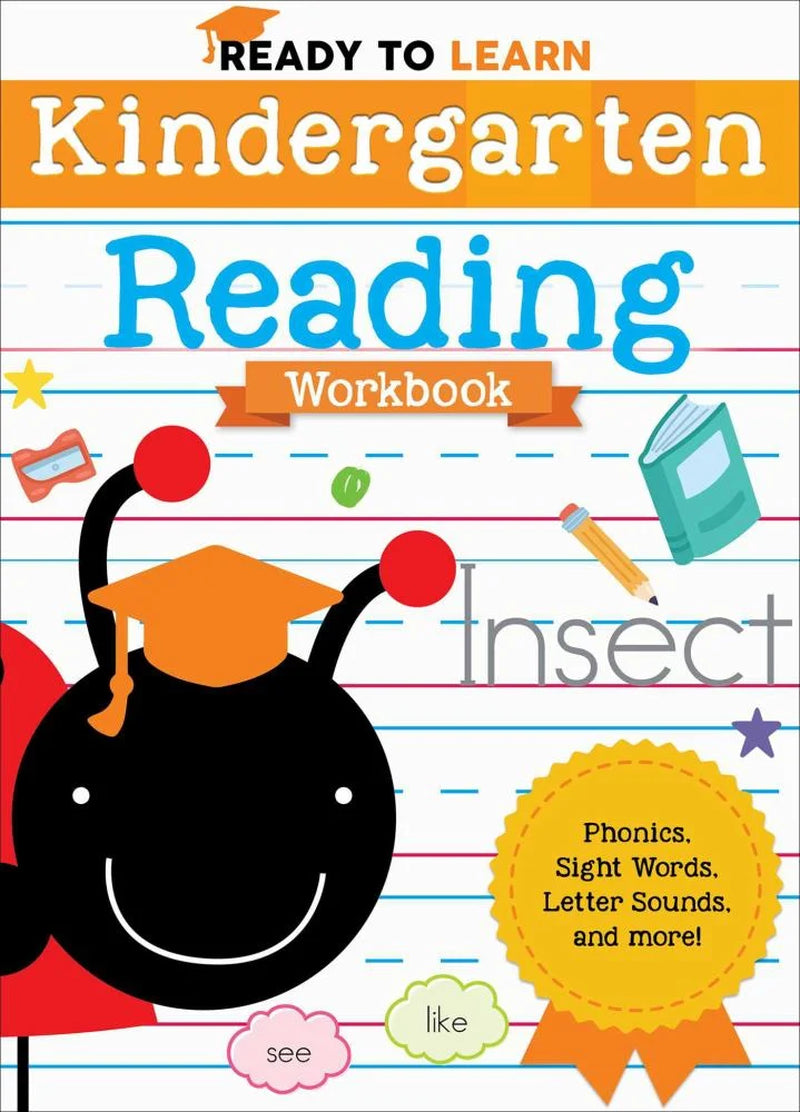 Ready to Learn: Engaging Kindergarten Reading Workbook for Phonics, Sight Words, and Letter Sounds