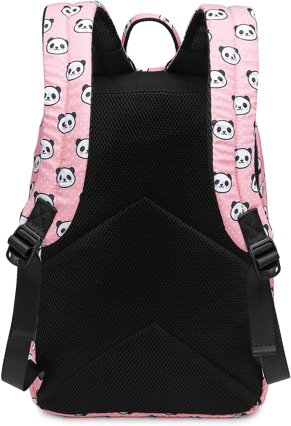 Charming Panda Pink School Backpack for Girls - Ideal for Elementary Students