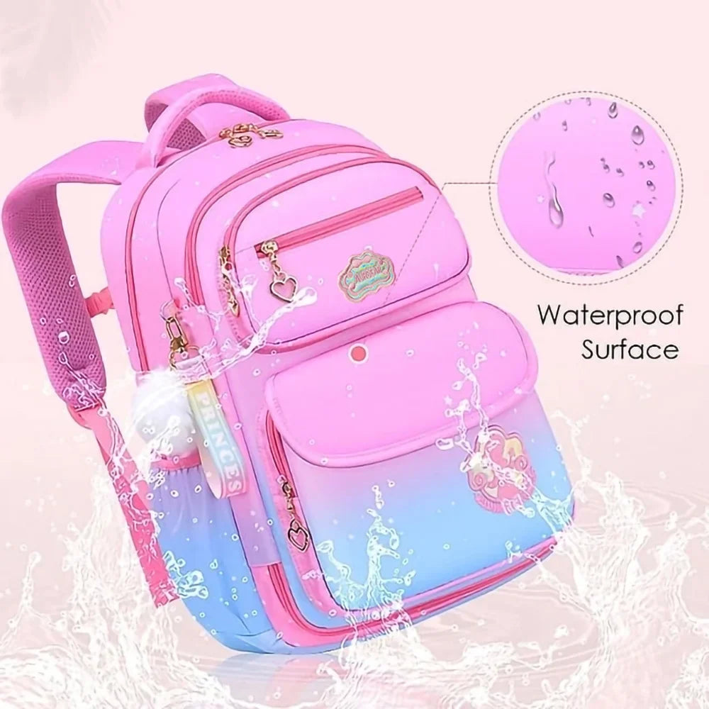 Charming Pink School Backpack Set for Girls - Perfect for Kids' School, Travel, and Adventures!