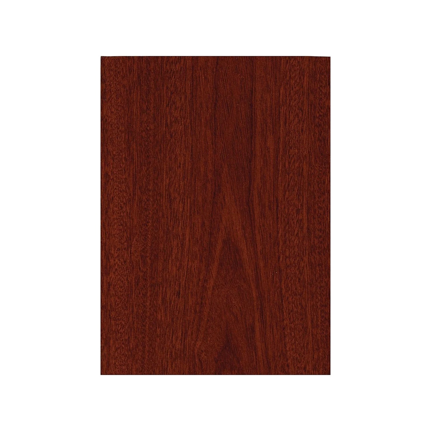 Elegant Series C 72" Bow Front Desk Shell in Rich Mahogany - Durable Engineered Wood Construction