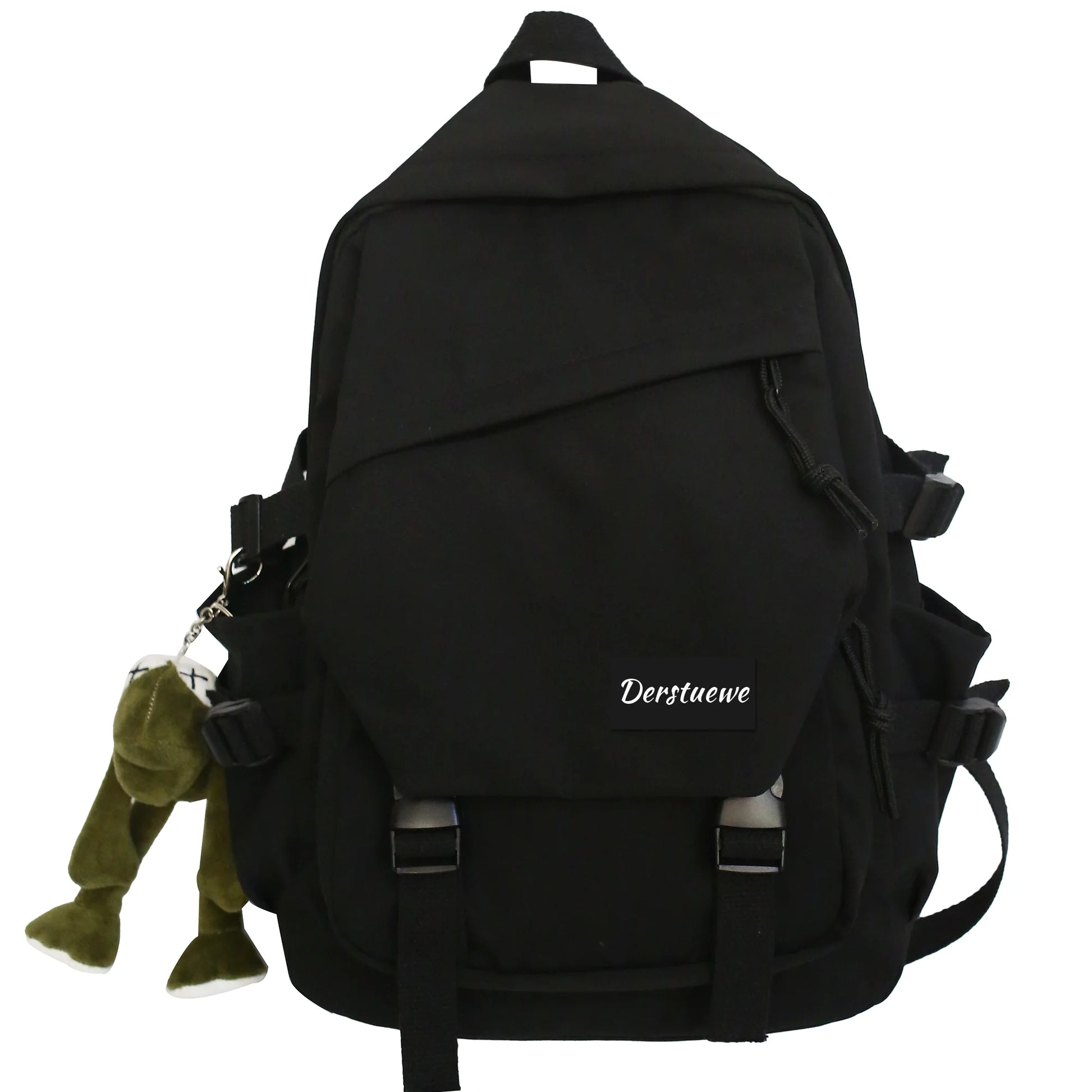 Versatile Black College Backpack - Ideal Travel Daypack for High School Students and Professionals