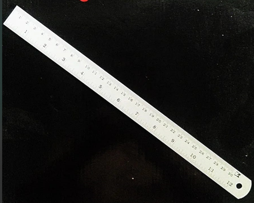 Metal Ruler 18 Inch - Stainless Steel 18 Inch Metal Ruler with Cork Backing 