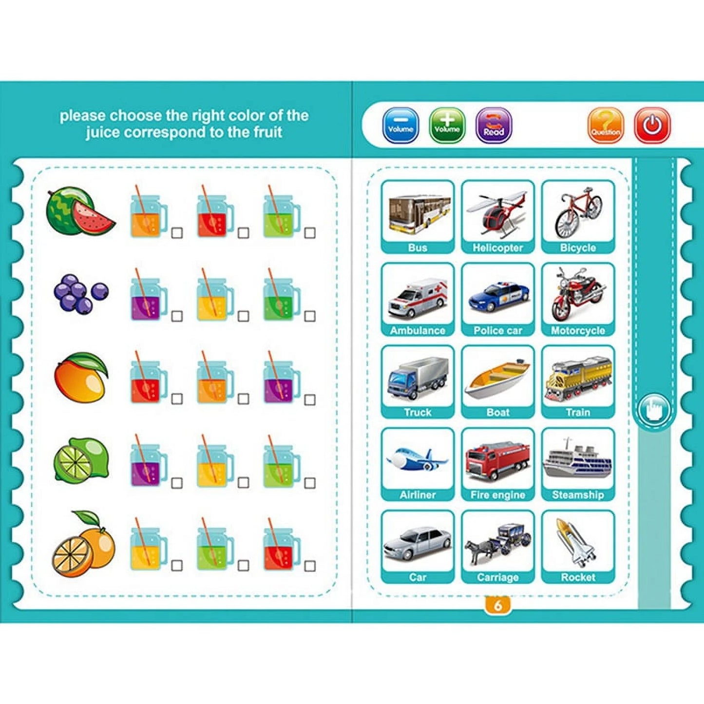 Engaging Kids Sound Book: Interactive Learning of English Letters & Words for Children Aged 2-6