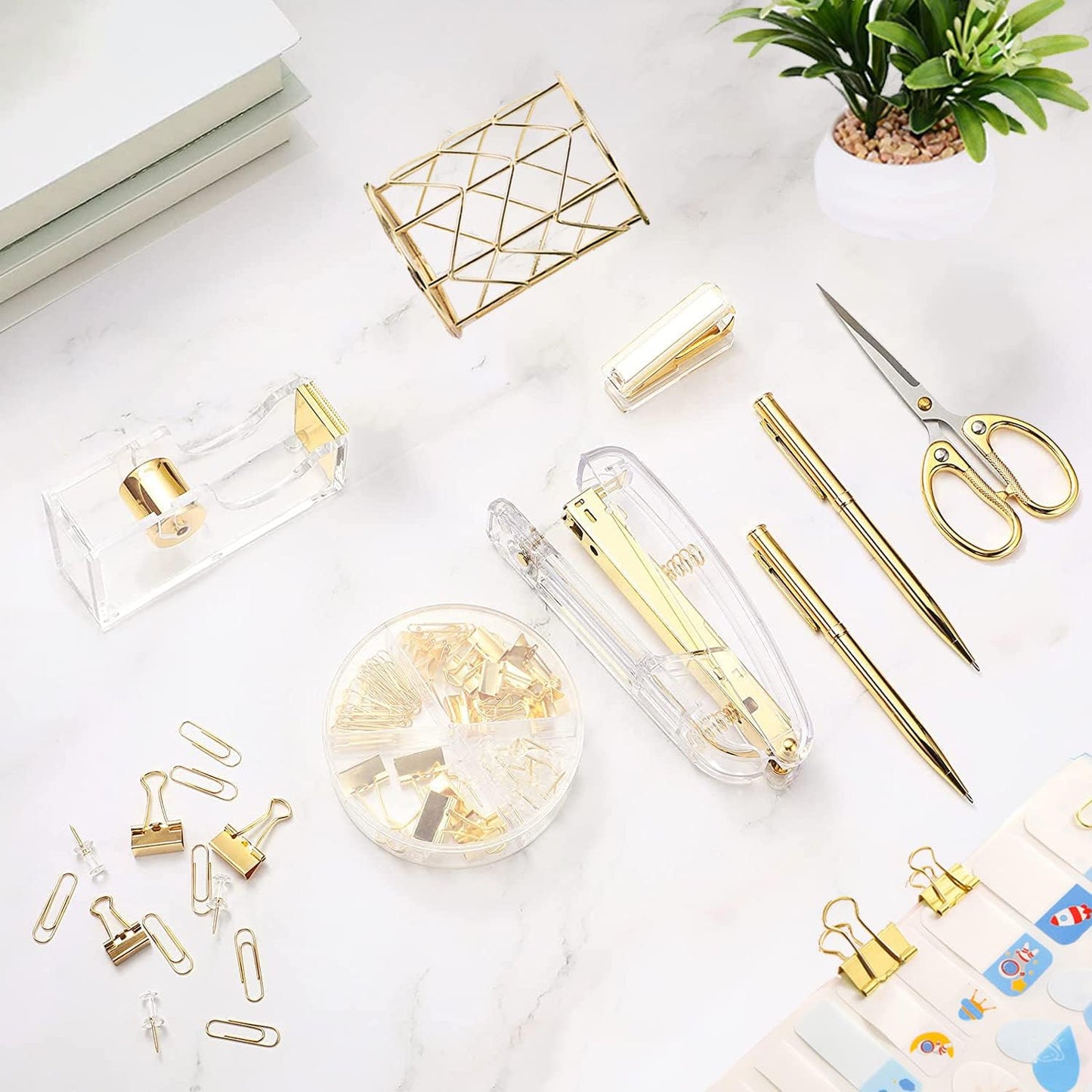 Gold Desk Accessories l