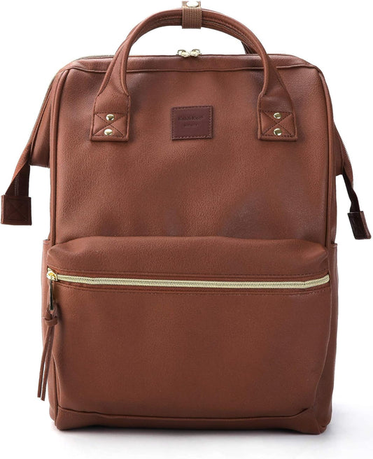 Leather Laptop Backpack for Professionals and Students