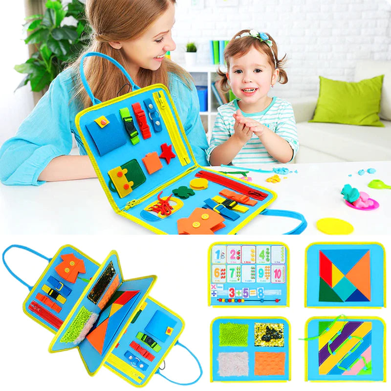 Engaging Montessori Busy Board for Toddlers: Enhance Learning and Development with Sensory Play