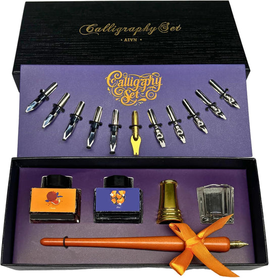 Calligraphy set for beginners - 18 Pieces. 