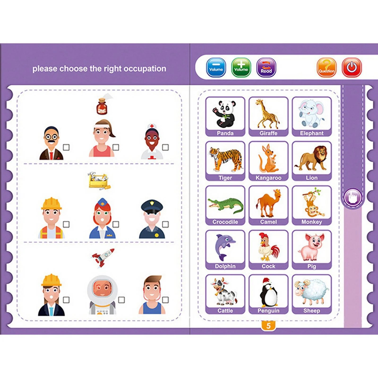 Engaging Kids Sound Book: Interactive Learning of English Letters & Words for Children Aged 2-6