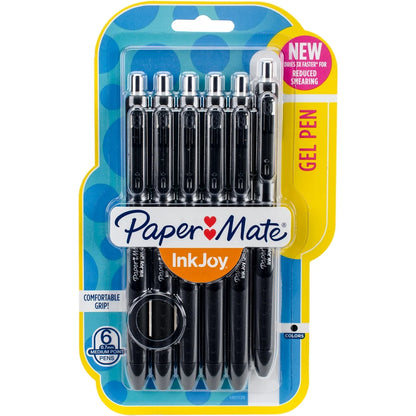 Elevate Your Writing with Paper Mate InkJoy 0.7mm Gel Pens - Black, 6-Pack