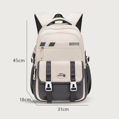 Stylish and Spacious Junior High School Backpack - Ideal for Primary School Students