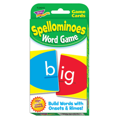 Spellominoes Challenge Cards - Enhance Spelling and Vocabulary Skills with Engaging Double-Sided Learning Tools