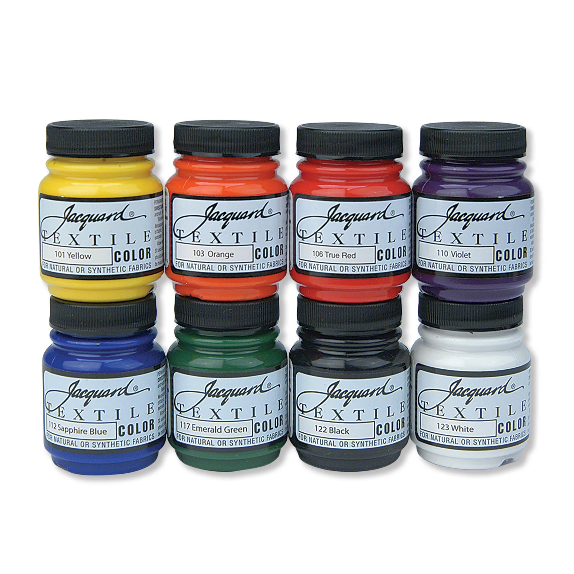 Vibrant 8-Color Textile Paint Set for Creative Projects on Fabric, Leather, Paper, and Wood