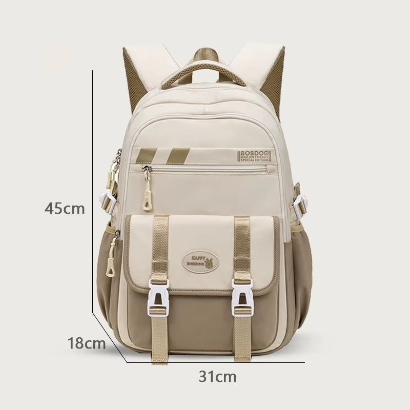 Stylish and Spacious Junior High School Backpack - Ideal for Primary School Students