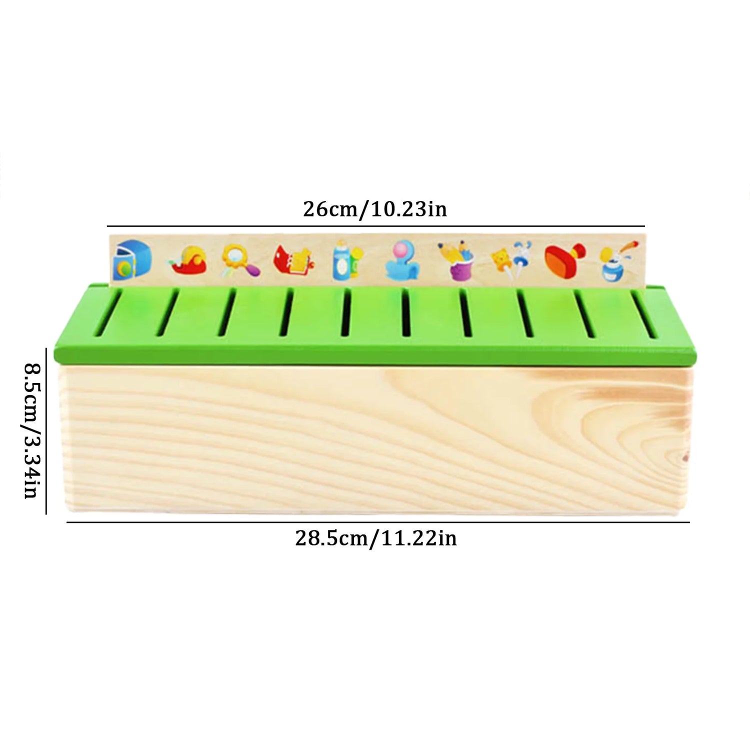 Engaging Wooden Montessori Toys for Toddlers - Educational Sorting Box for Motor Skills Development and STEM Learning for Ages 3 and Up