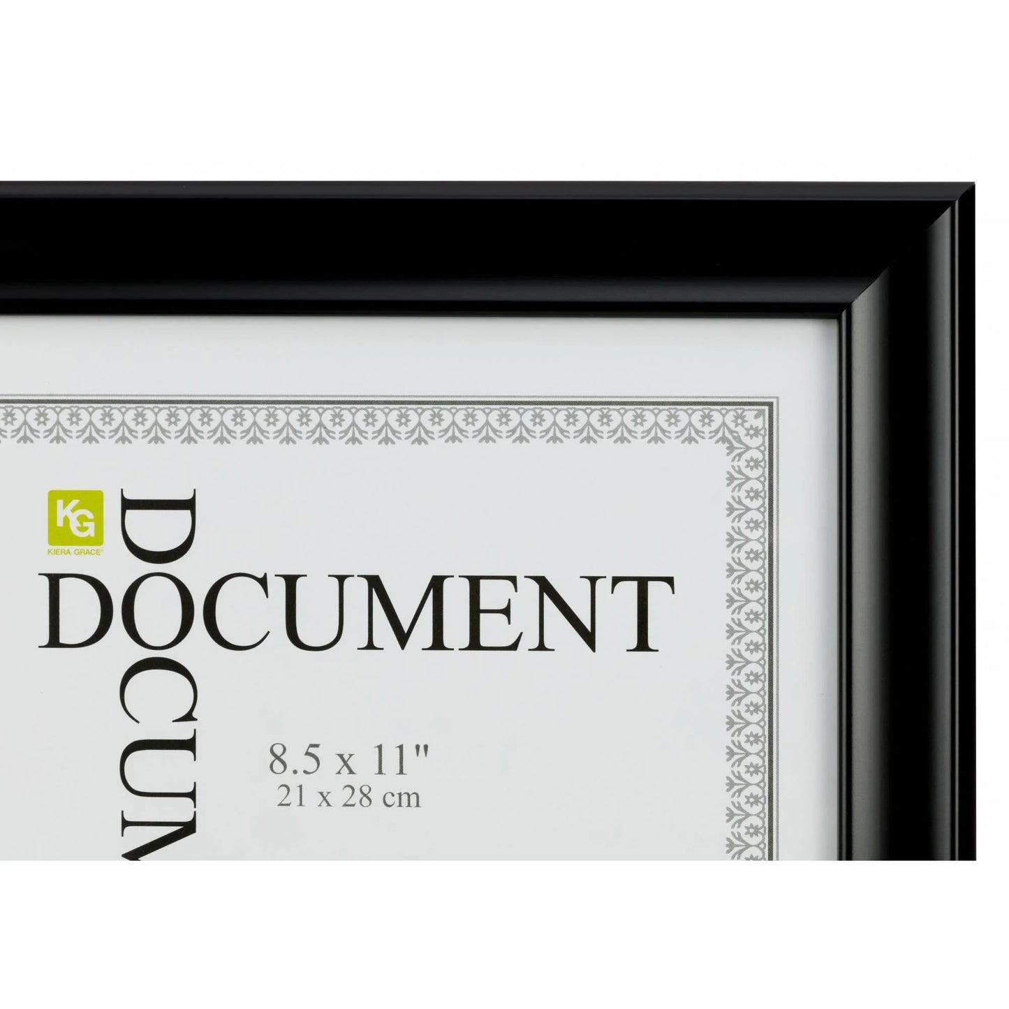 Elegant 8.5x11 Reagan Black Document Frame Set of 12 - Perfect for Home and Office Decor