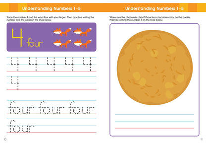 Ready to Learn: Engaging Kindergarten Math Workbook for Young Learners - Adding, Subtracting, Sorting Strategies, and More!