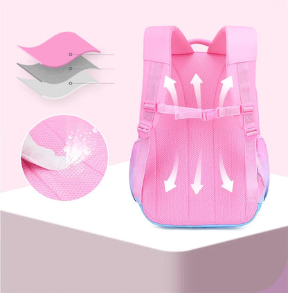 Charming Pink School Backpack Set for Girls - Perfect for Kids' School, Travel, and Adventures!