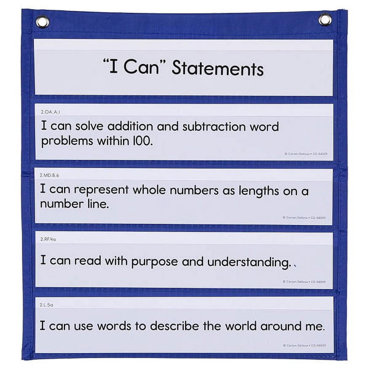 Comprehensive Learning Targets and Essential Questions Pocket Chart Cards for Effective Classroom Management