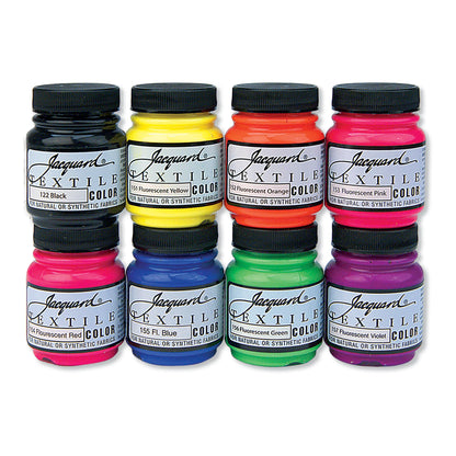 Vibrant 8-Color Textile Paint Set for Creative Fabric and Craft Projects