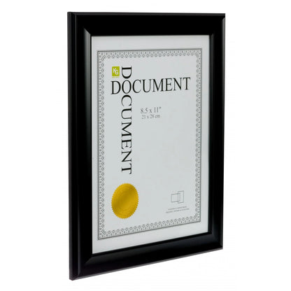 Elegant 8.5x11 Reagan Black Document Frame Set of 12 - Perfect for Home and Office Decor