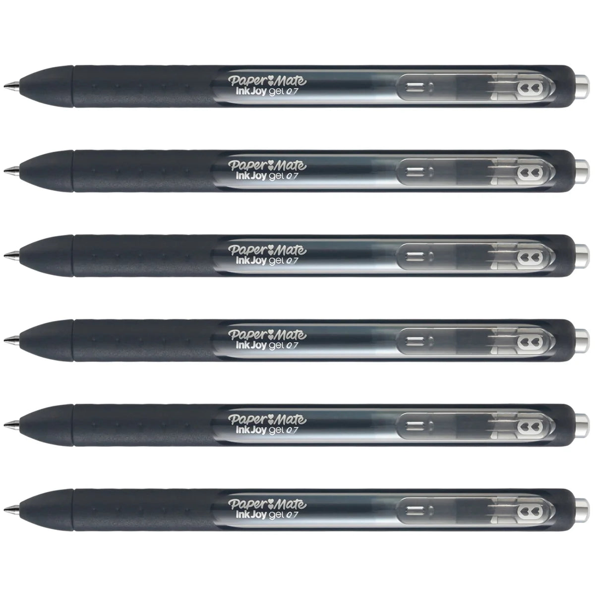 Elevate Your Writing with Paper Mate InkJoy 0.7mm Gel Pens - Black, 6-Pack