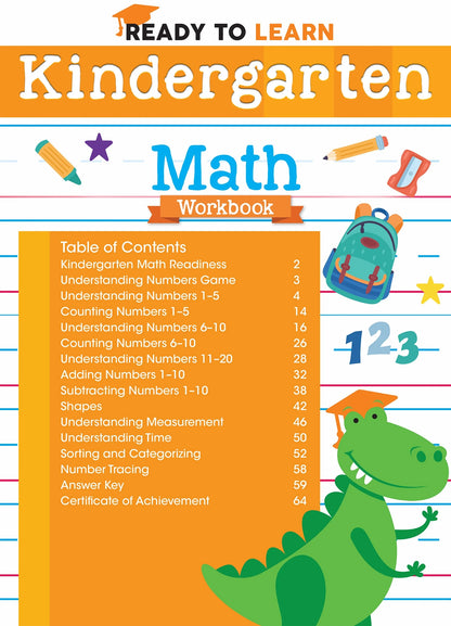 Ready to Learn: Engaging Kindergarten Math Workbook for Young Learners - Adding, Subtracting, Sorting Strategies, and More!