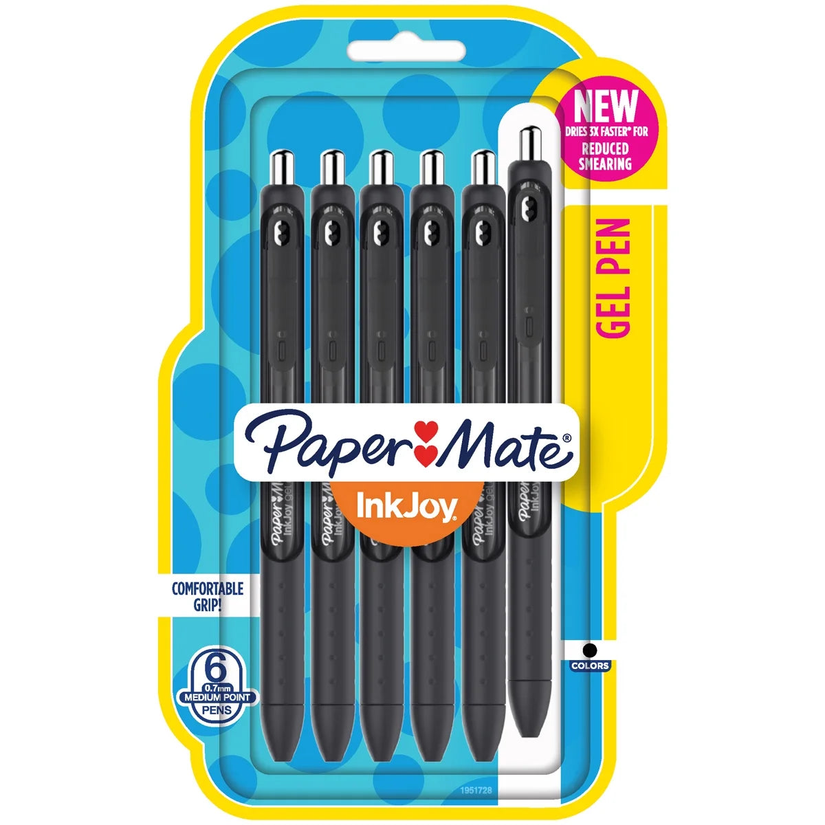 Elevate Your Writing with Paper Mate InkJoy 0.7mm Gel Pens - Black, 6-Pack