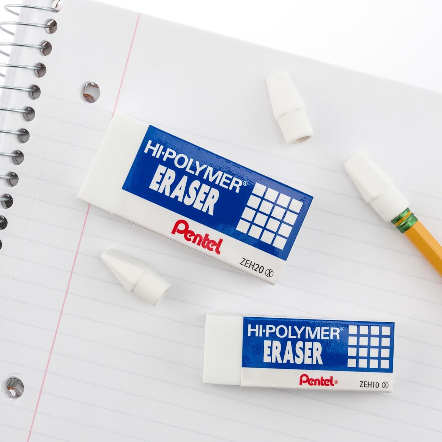  Pack of 10 hi-polymer block erasers