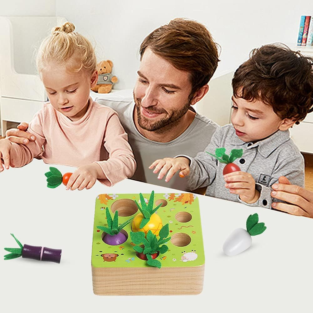 Engaging Montessori-Inspired Wooden Sorting and Stacking Toys for Toddlers Aged 3 and Up - Perfect Educational Gift for Easter Baskets