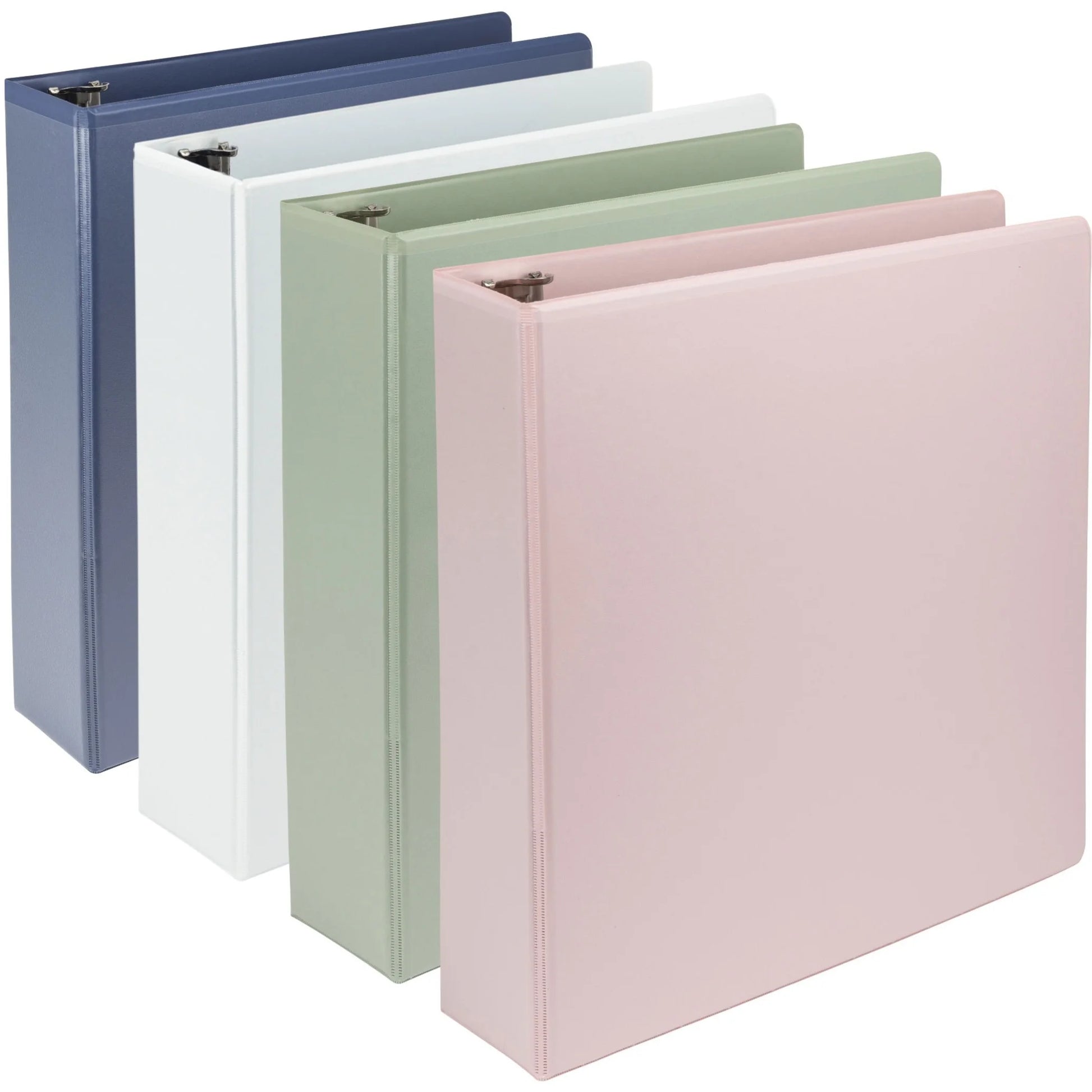 Eco-Friendly 2 Inch 3 Ring Binders - Assorted 4 Pack by Samsill Earth's Choice