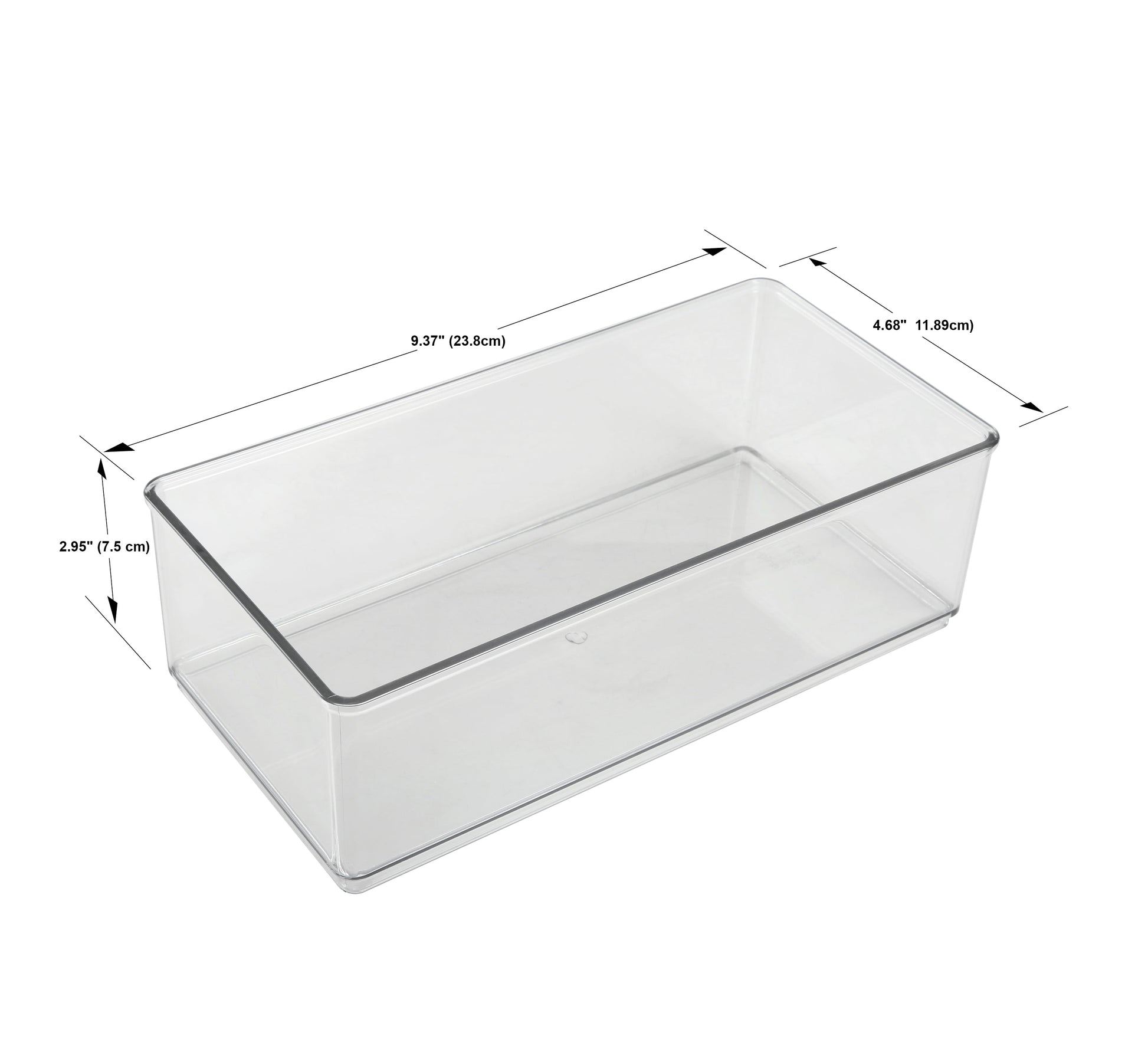 The Home Edit 6-Piece Clear Office Drawer Organizer Set for Ultimate Desk Organization