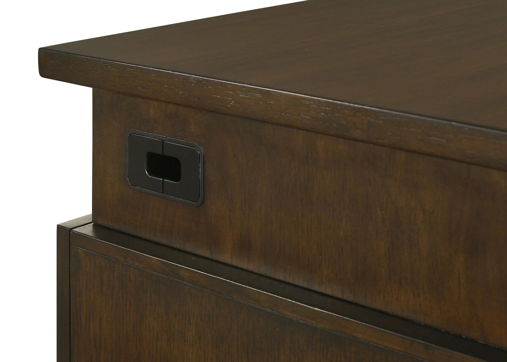 Marshall Executive Desk - Elegant Dark Walnut Finish with Functional Design for Modern Offices