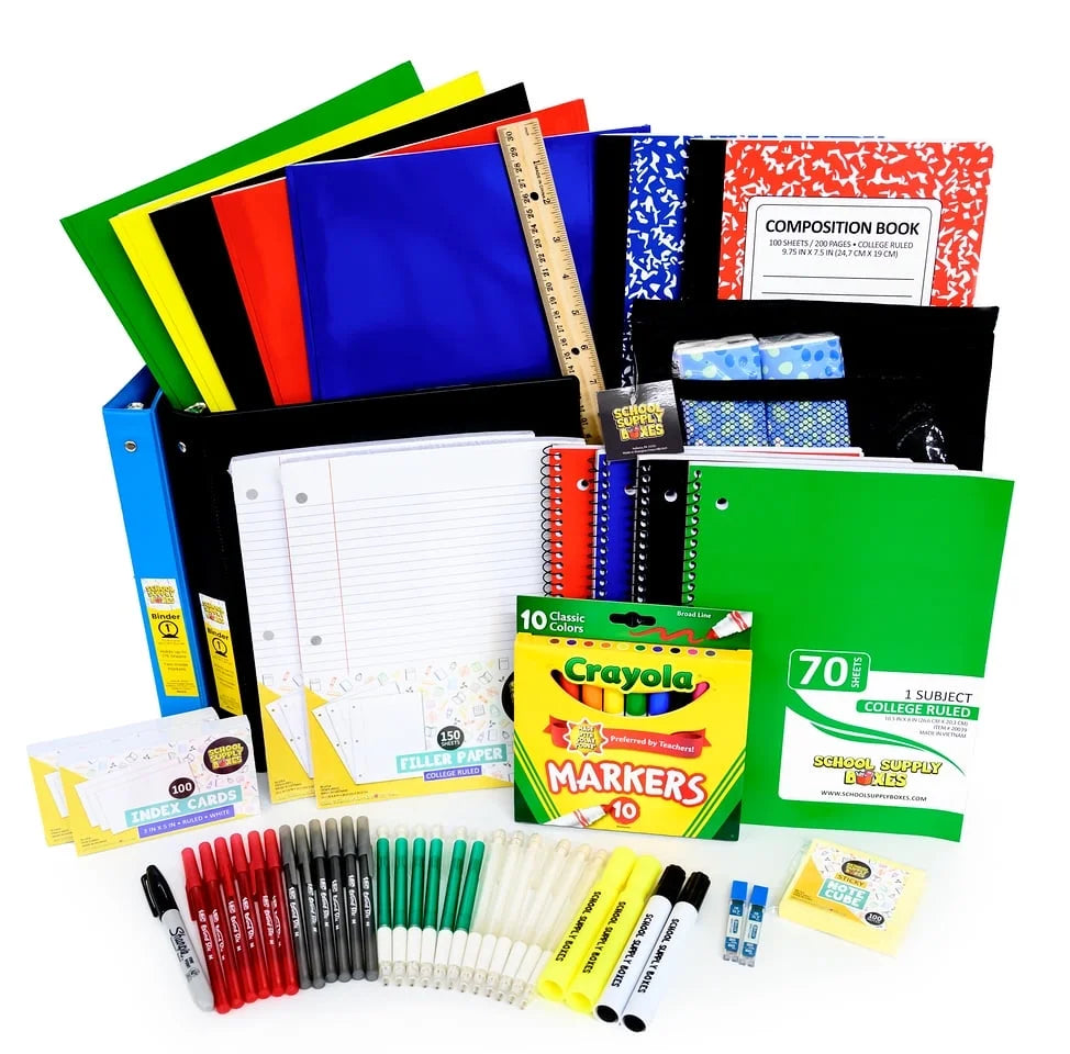 Ultimate High School Back to School Kit: All-in-One Supplies for Academic Success!