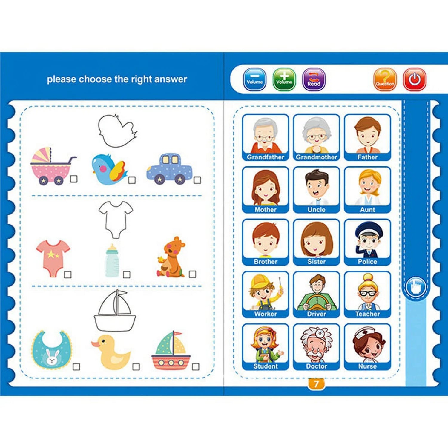 Engaging Kids Sound Book: Interactive Learning of English Letters & Words for Children Aged 2-6