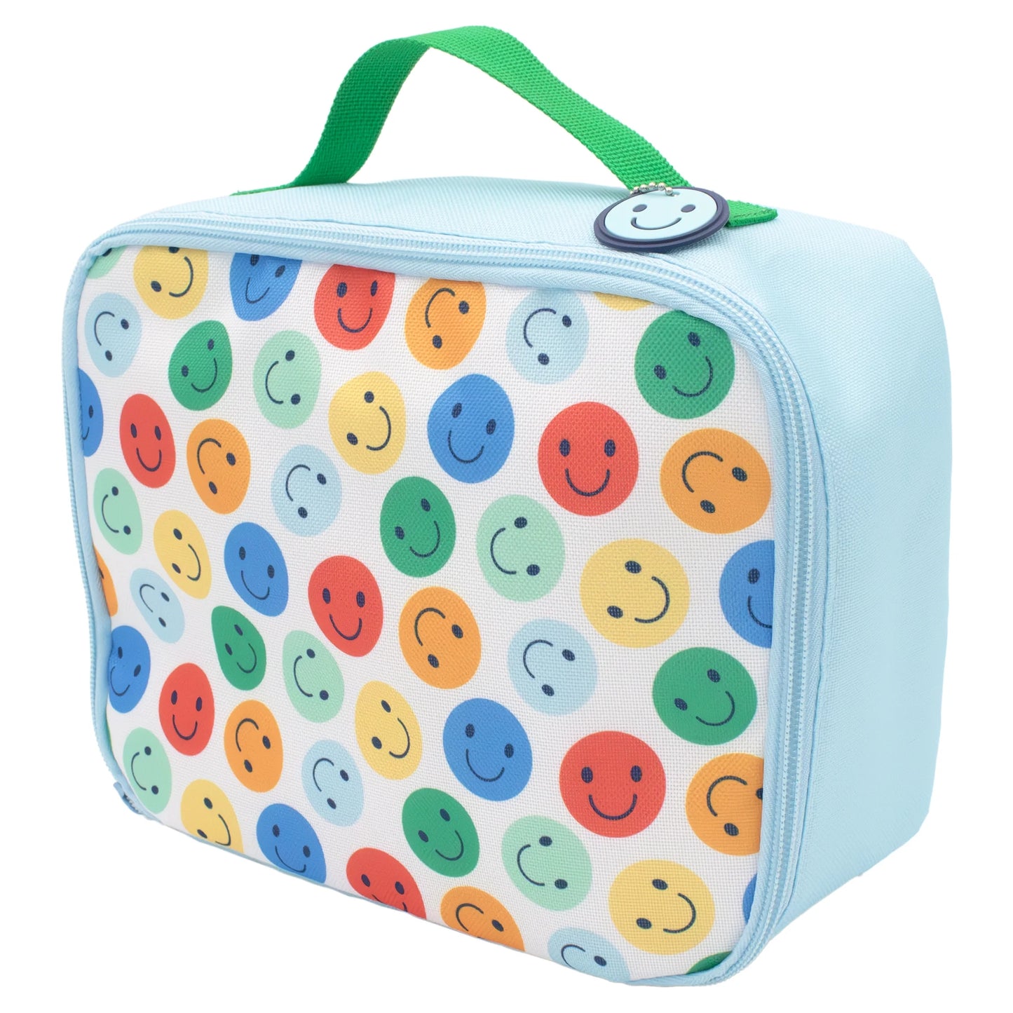 Back to School - Reusable Fabric Lunch Bag - Smiley by