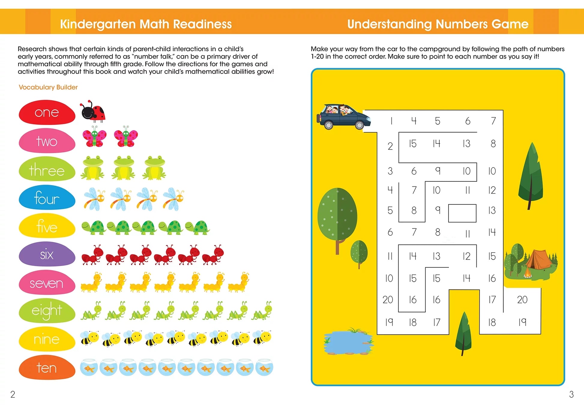 Ready to Learn: Engaging Kindergarten Math Workbook for Young Learners - Adding, Subtracting, Sorting Strategies, and More!