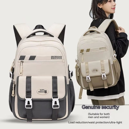 Stylish and Spacious Junior High School Backpack - Ideal for Primary School Students