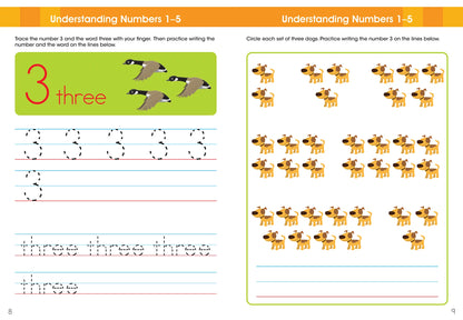 Ready to Learn: Engaging Kindergarten Math Workbook for Young Learners - Adding, Subtracting, Sorting Strategies, and More!