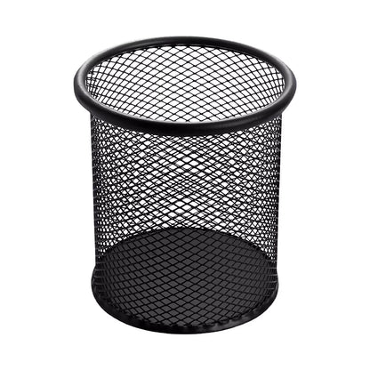 Multipurpose Metal Pen Bucket for Organized Office Desktop Storage