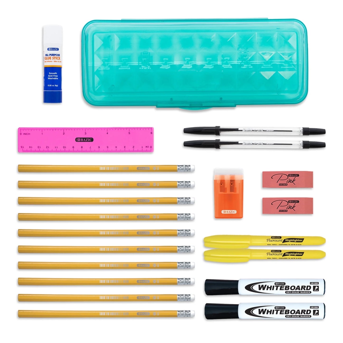 Essential 22-Piece Back to School Kit for K-12 Students – All-in-One Classroom Supplies