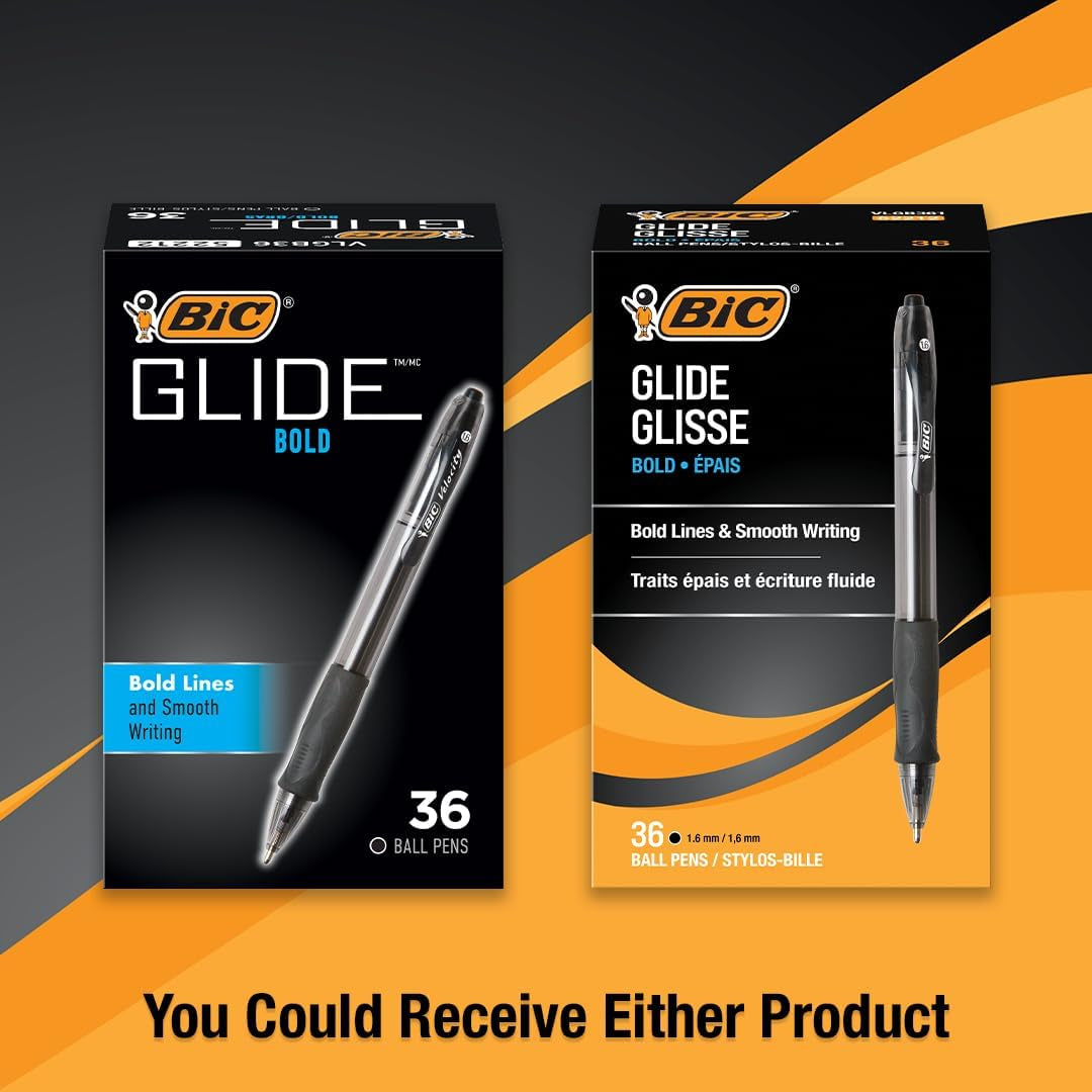 BIC glide glisse bold pens – Smooth, Bold, and reliable writing