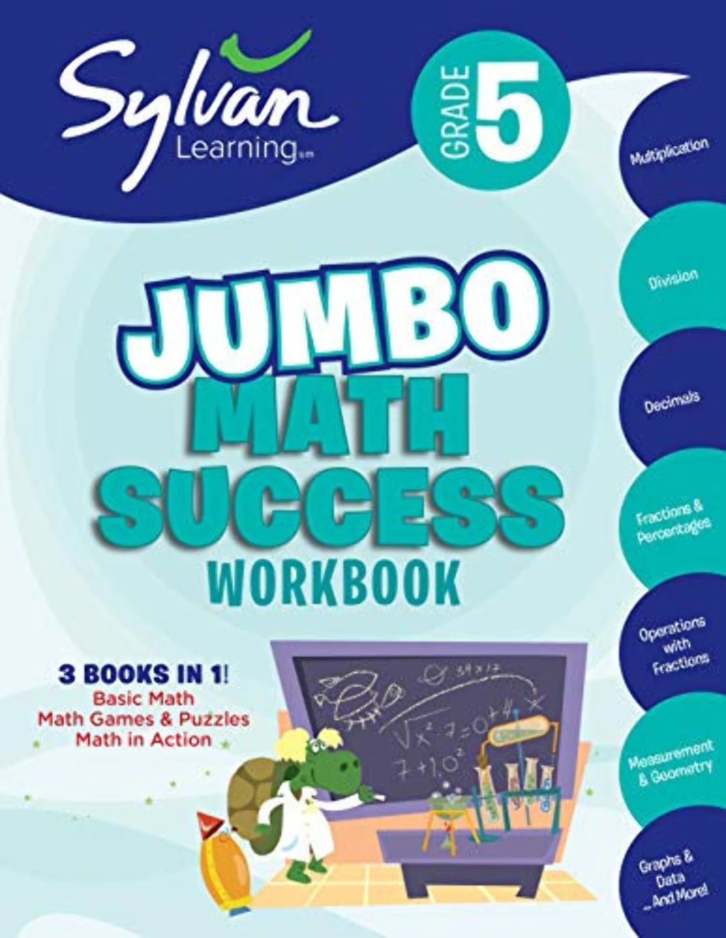 5th Grade Jumbo Math Success Workbook: A Comprehensive 3-in-1 Resource for Mastering Math Concepts with Engaging Activities and Puzzles