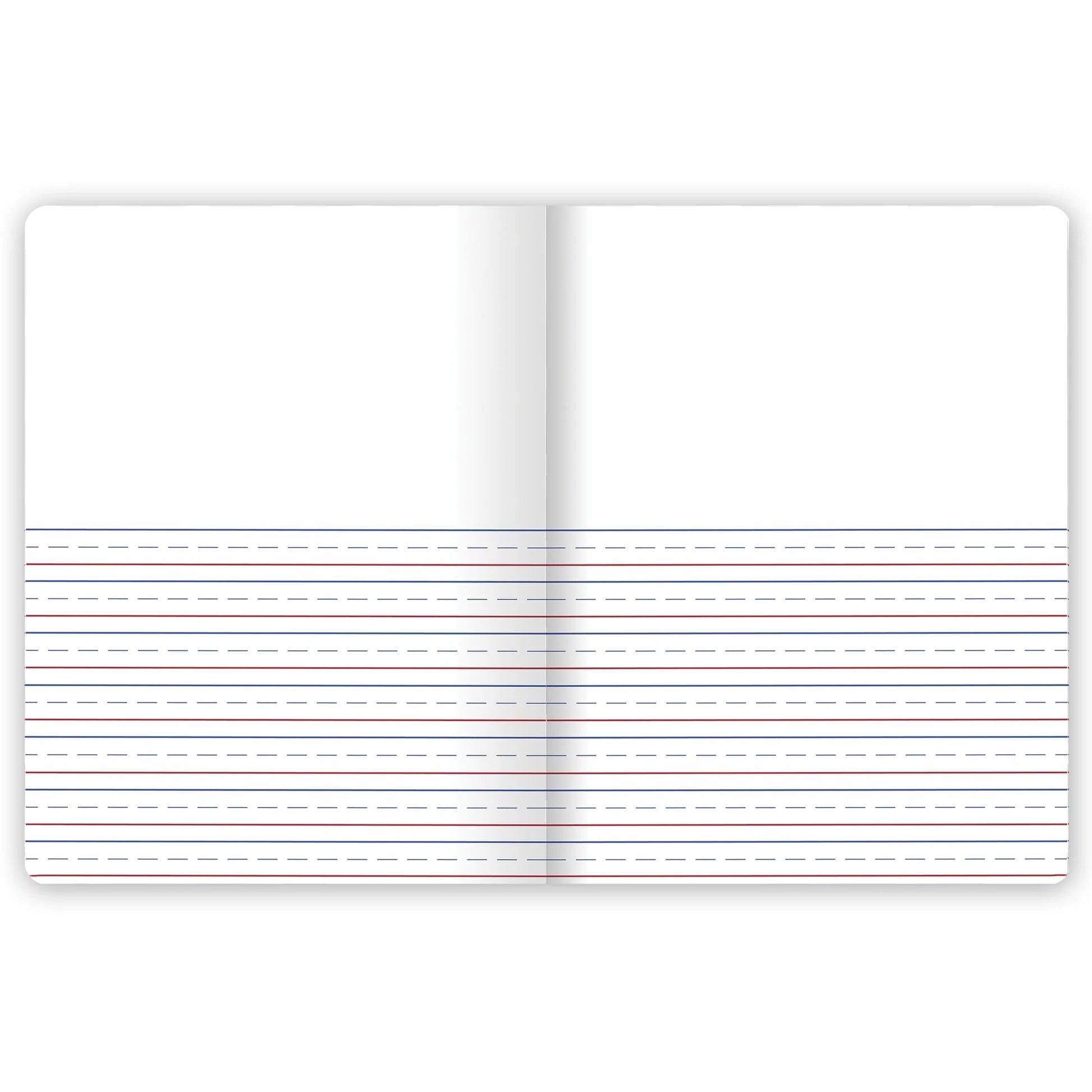 Mead Primary Journal - Half Page Ruled Notebooks for Grades K-2, 100 Double-Sided Sheets, 12 Pack