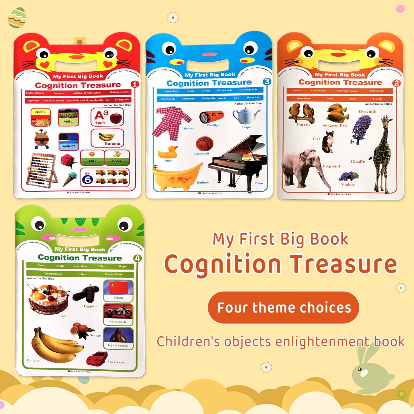 Engaging Baby Learning Books: Comprehensive General Knowledge Puzzle Books with Carrying Handle and Stunning Illustrations for Ages 2-5