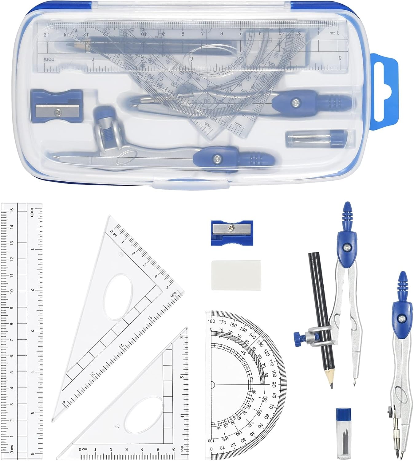 Math Geometry Kit - 10 Pieces set